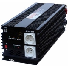 Měnič+dobíječka z 24V DC na 230V AC 2500W trvale